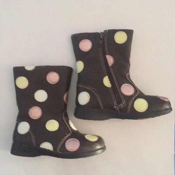 Pediped GUC chocolate brown boots size US 6-6.5 - Picture 1 of 12